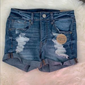 Stretchy Jean Shorts